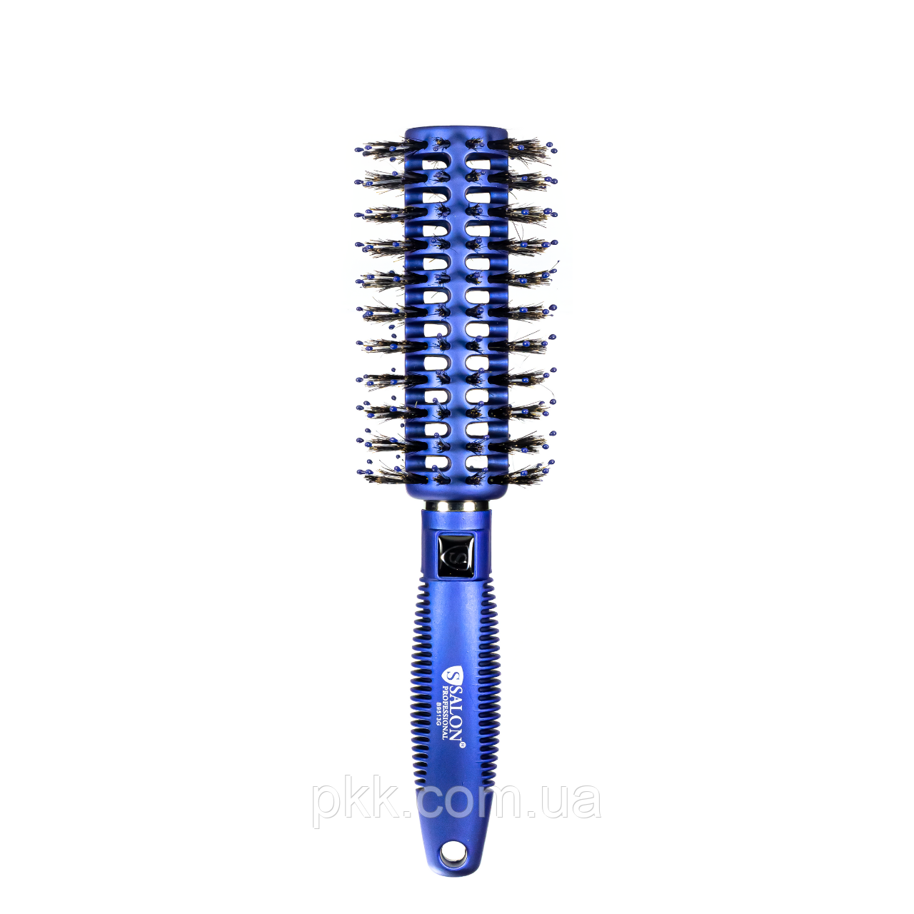 Щётка брашинг для волос продувная круглая Salon Professional 9513 G Синяя - фото 1 - id-p1215007494