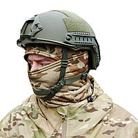 Шолом Тактичний Балістичний Кевларовий FAST BULLETPROOF Helmet Kevlar Військовий (хакі, розмір L)