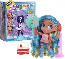 Лялька сюрприз hairdorables з довгим кольоровим волоссям із можливістю його фарбування, гра для дівчаток
