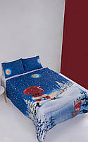 Комплект постельного белья Charlotte New Year 160×220 см Snowy Christmas