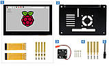 Корпус з екраном Waveshare 4.3" 800×480 LCD IPS Capacitive TS MIPI DSI для Raspberry Pi 4B (RJ050), фото 9