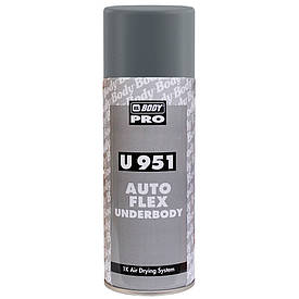 Сіре антигравійне покриття з герметиком у спреї Гравітекс Body 951 Spray Grey 400мл