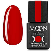 Moon Full Гель-лак для ногтей Color Gel Polish №137 (классический красный, эмаль)