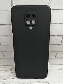 Чохол для Xiaomi Redmi Note 9S/Note 9 Pro накладка силіконовий бампер протиударний чорний