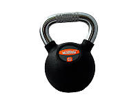 Гиря LiveUp RUBBER KETTEL DUMBELL черный 12кг