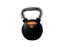 Гиря LiveUp RUBBER KETTEL DUMBELL черный 20кг