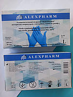 Перчатки нитриловые медицинские неприпудренные р.L "ALEXPHARM" 100шт/уп ( 50пар)