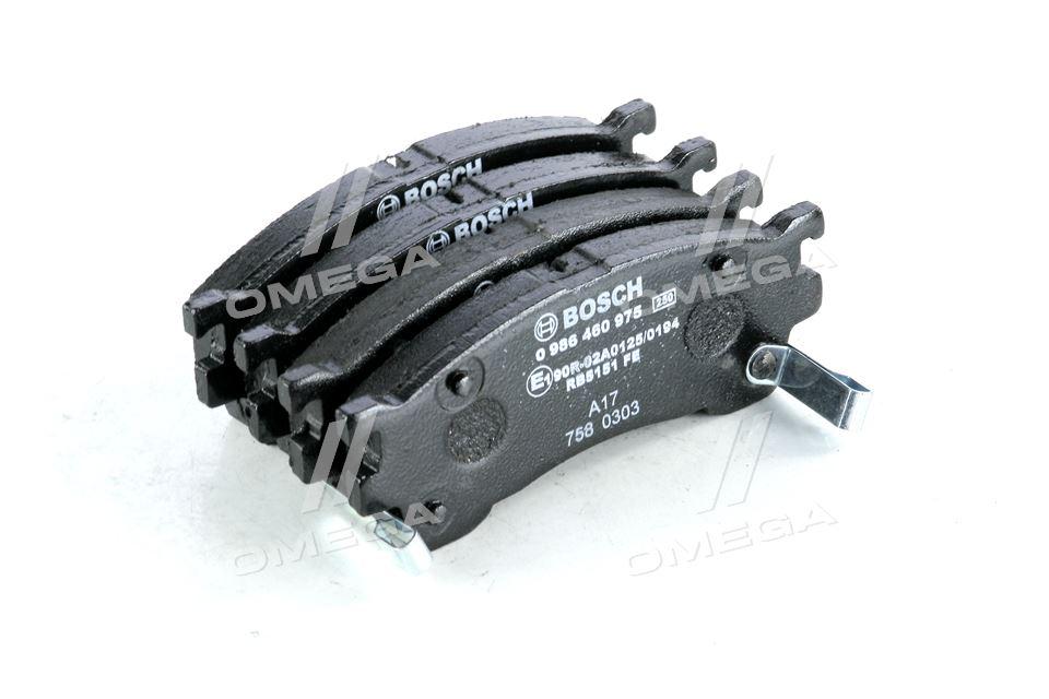 Колодка гальм. диск. MAZDA 626 передн. (вир-во Bosch) 0 986 460 975 UA59
