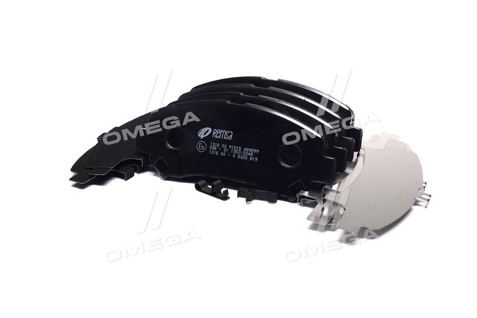 Колодка гальм. диск. NISSAN QASHQAI, передн. (вир-во REMSA) 1318.00 UA59