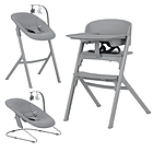 Дитячий стілець для годування + шезлонг 3в1 CARRELLO Sidney + CRL-8405/1 Stone Grey/1/ з підвісними іграшками, фото 2