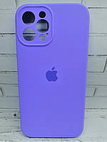 Чехол на iPhone 12 Pro Max накладка бампер противоударный Original Soft Case purple