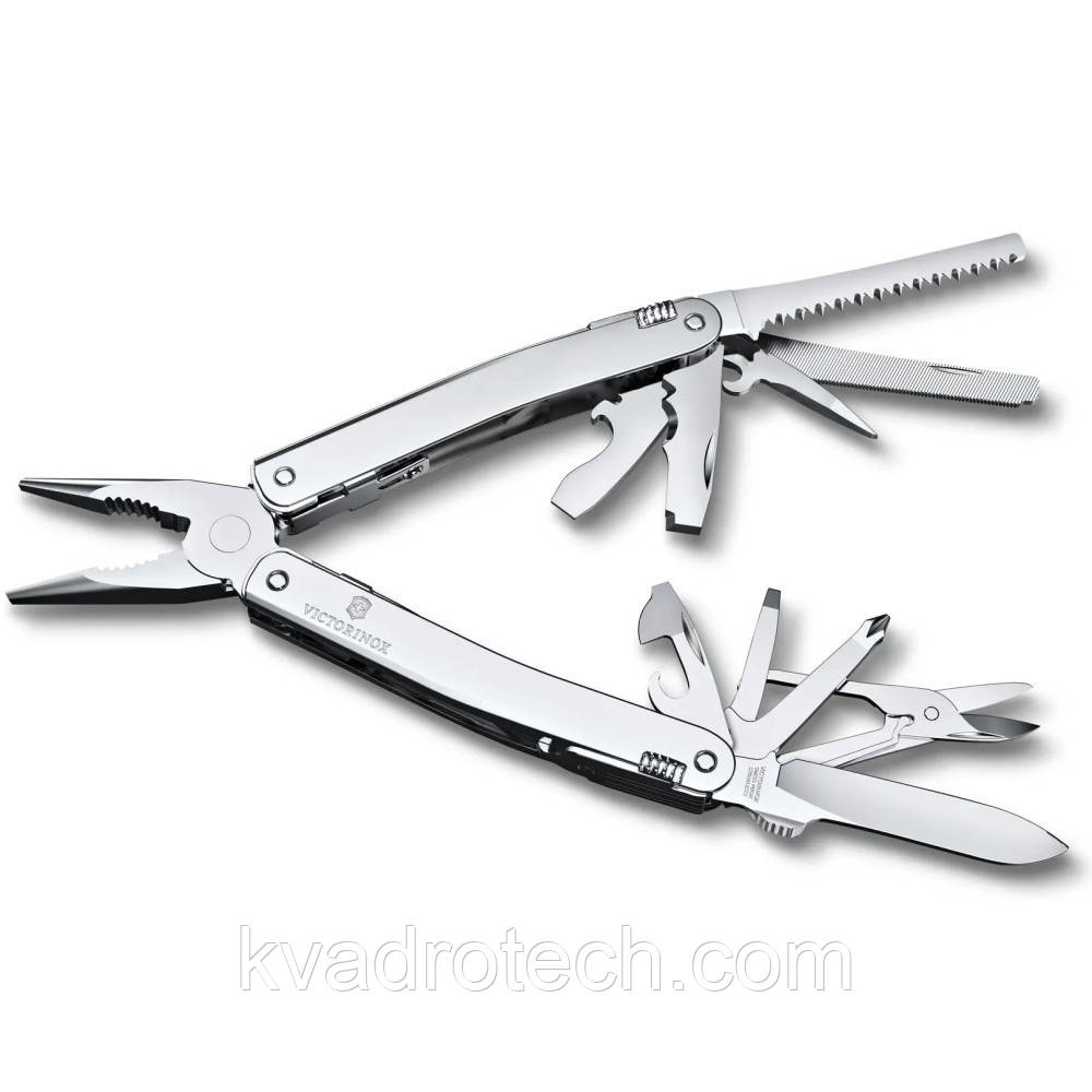 Мультитул SWISSTOOL SPIRIT MX 105мм/21функ+чорн.нейлон.чохол /плоск/ножн/пила/напил/відверт, фото 1