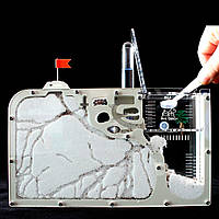 Муравьиная ферма в сборе БЕЗ МУРАВЪЁВ Светло-Серый Прозрачный