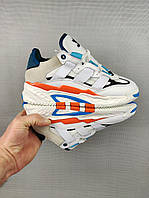 Кроссовки женские подростковые Adidas Niteball White&Blue