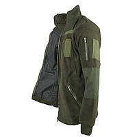Тактическая флисовая кофта Military Khaki военная флисовая кофта Кофта мужская Кофта на флисе Кофта флис олива