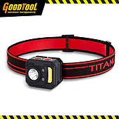 Налобний світлодіодний ліхтарик TITANUM TLF-H05 250Lm 6500K