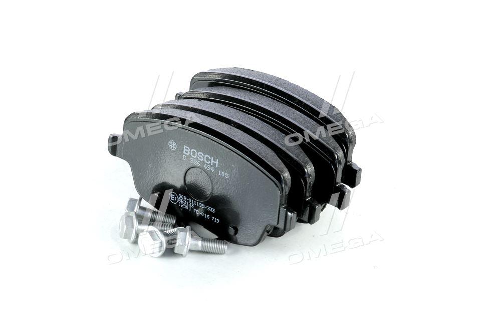 Колодка гальм. диск. VW POLO, SEAT IBIZA V передн. (вир-во Bosch) 0 986 494 105 UA59