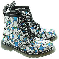 Ботинки Dr. Martens Kid's Collection Delaney 33 Отпечаток Финна