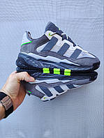 Мужские кроссовки Adidas Niteball Gray&Green 41-45 45