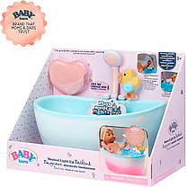 Автоматична ванна для ляльки Бебі Борн Легке купання Baby Born Baby Doll Musical Light Up Bathtub