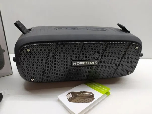 Bluetooth колонка HOPESTAR A20 Портативная влагозащищенная беспроводная колонка бумбокс Черный IND - фото 4 - id-p2018522680