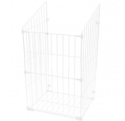 Кошик для білизни 600 WXL відкидний 60/300, кріплення до фасаду, Білий