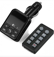 Автомобильный FM-модулятор HZ-H5BT трансмиттер с bluetooth | ФМ адаптер MP3 в прикуриватель с зарядкой IND