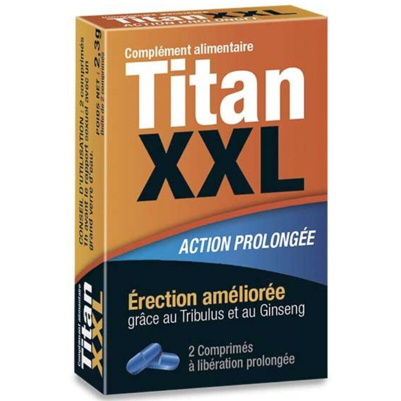Препарат для ерекції Titan XXL Erection Increase Testosterone, 2 таблетки
