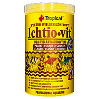 Сухой корм для всех аквариумных рыб в хлопьях Tropical Ichtio-Vit 100 мл/20 г
