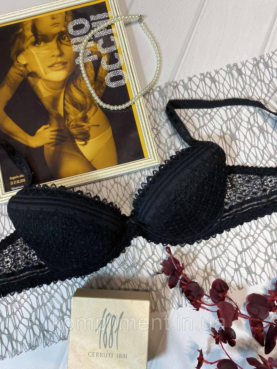 Мереживний бюстгальтер на тонкому поролоні від Алюр, 80 В.