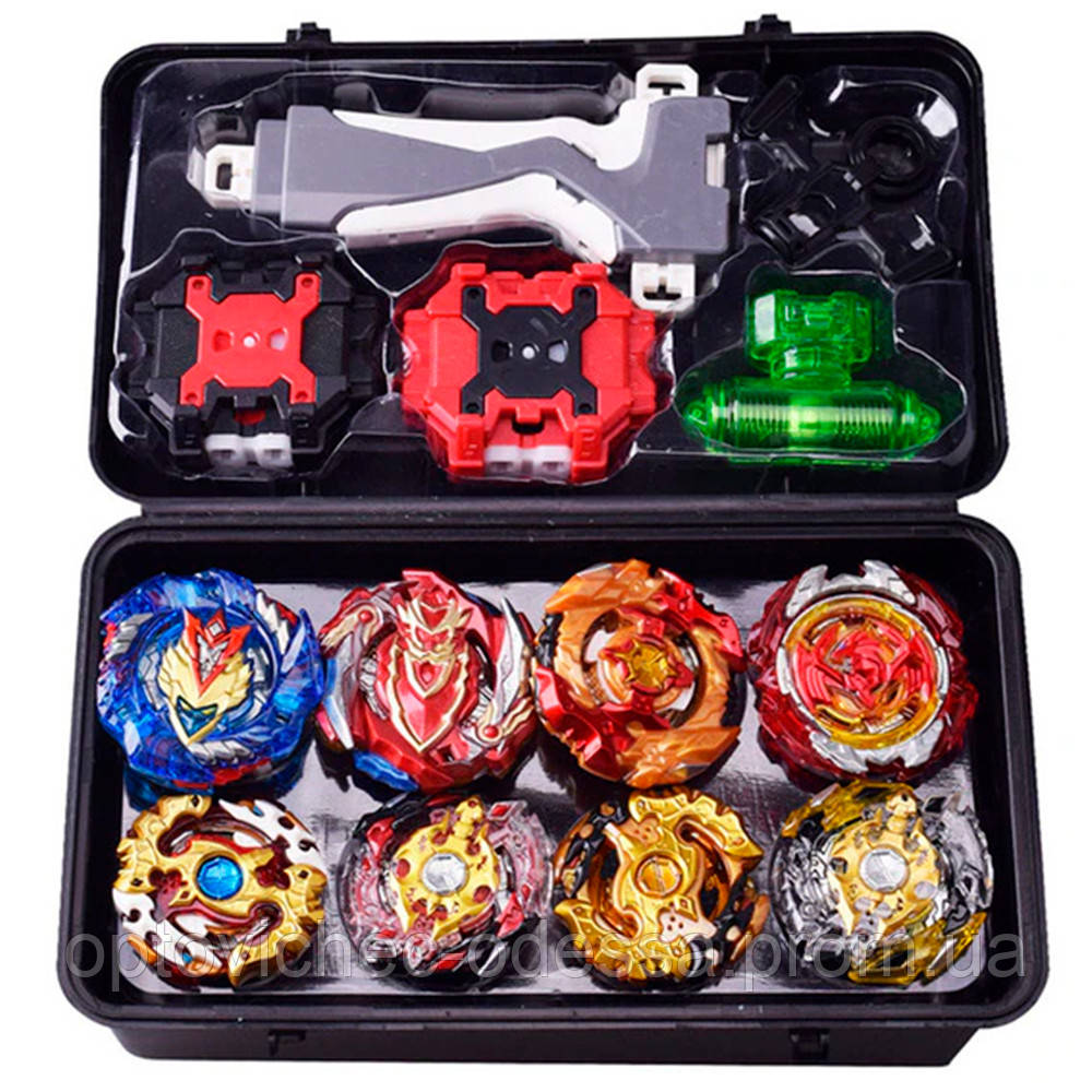 Ігровий набір BEYBLADE 8 волочків + кейс  Різнокольоровий Хіт продажу!