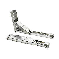 Складной держатель-консоль полок из нержавеющей стали ZUOGANG Fold Bracket F8 - 19.5cm (Slim) Серебристый (2