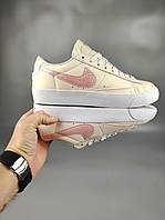 Кроссовки Найк женские подростковые Nike Blazer Low Desert Sand Pink