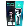 Чоловіча Бездротова Електробритва VGR V 333, Шейвер, чоловіча бездротова Електробритва, фото 10