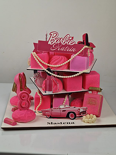 Мусовий торт Барбі Barbie
