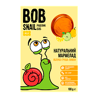 Мармелад Натуральний Bob Snail Фруктовый Яблоко-Груша-Лимон 108g 4820219341253