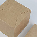 Коробка Подарункова З любов’ю 150*150*130 мм Love Крафт Коробка на день Валентина, фото 6