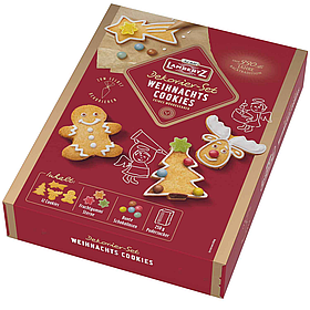 Пряники Lambertz Weihnachts Cookies Dekorier Set 500g