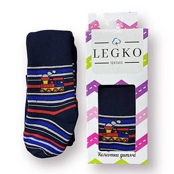 Колготки дитячі махрові бавовна LEGKO, 12 розмір, 74-80 см, 1-2 роки, 019106