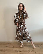 Халат з мікрофібри Велсофт Саймон, розмір L 50-52 /довжина 120 см, фото 2