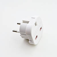 Перехідник мережевий ProZone AC9625 Compact UK to EU Plug Білий