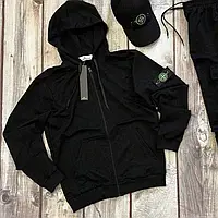 Черная олимпийка Stone Island // XS S M L XL