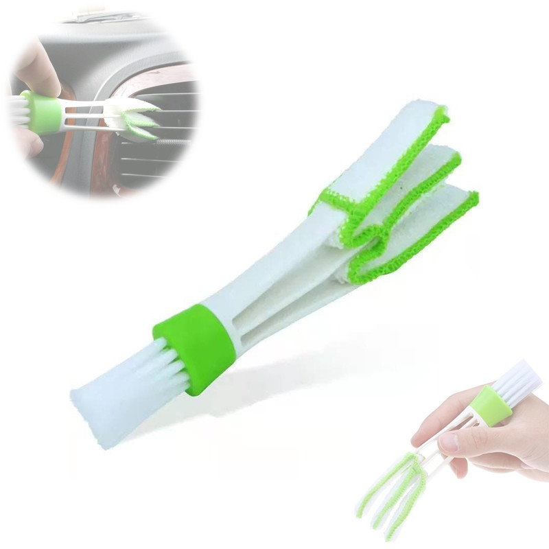 Щітка для чищення дефлекторів повітроводів в авто жалюзі, фото 1