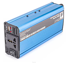 Автомобільний перетворювач напруги Powermat 12В 230В 1500Вт PM-PN-1500S, фото 3