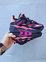 Кроссовки женские подростковые Adidas Niteball Black&Pink 36-41