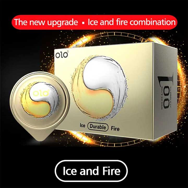 Ультратонкі презервативи "Olo Ice and Fire" - 10 шт.