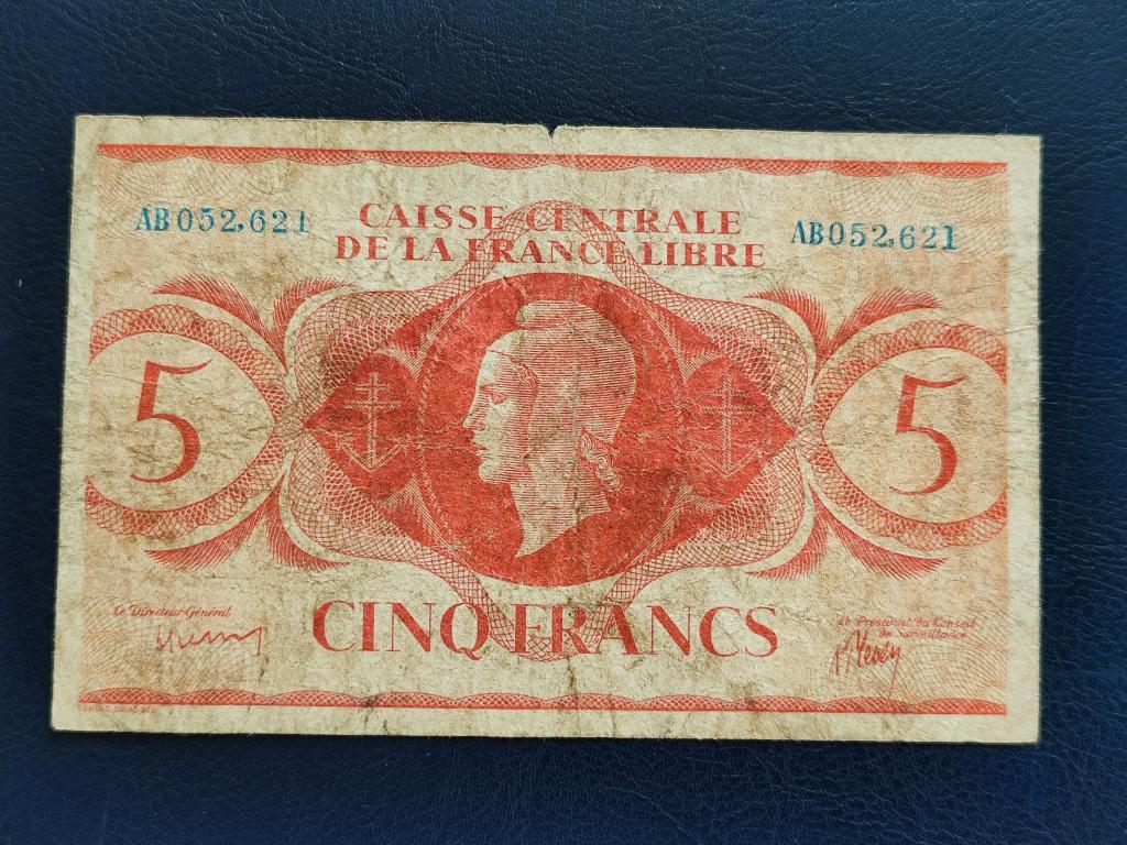 Сен-П'єр і Мікелон 5 франків 1941