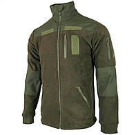 Тактична флісова кофта все кофта флісова тепла флісова кофта чоловіча хакі, Флісівка олива