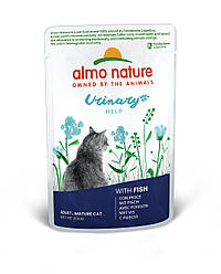 Almo Nature Holistic Urinary Cat Fish - Вологий корм для запобігання мочокамної хвороби у котів (риба)70гр