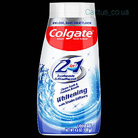 Зубна паста з ополіскувачем Colgate Whitening 2 in 1 130g.(США)